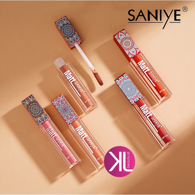 SANIYE BPOM Lip Matte Lipstik Waterproof Lip Cream L1181