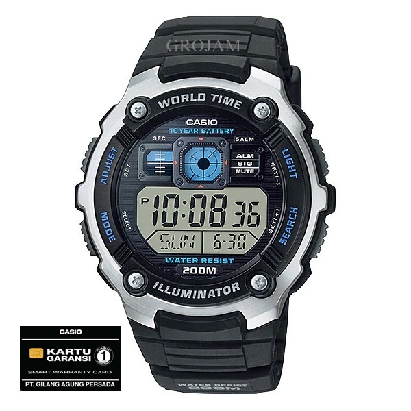 CASIO AE 2000W AE-2000W ORIGINAL GARANSI RESMI