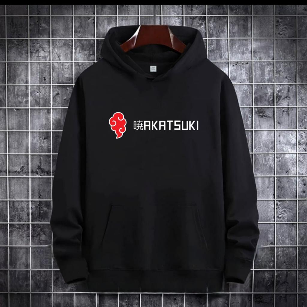 PAKAIAN PRIA / SWEATER HOODIE MODEL AKATSUKI ANIME NARUTO / HOODIE MURAH / HOODIE PRIA DAN WANITA / UNISEX TERLARIS