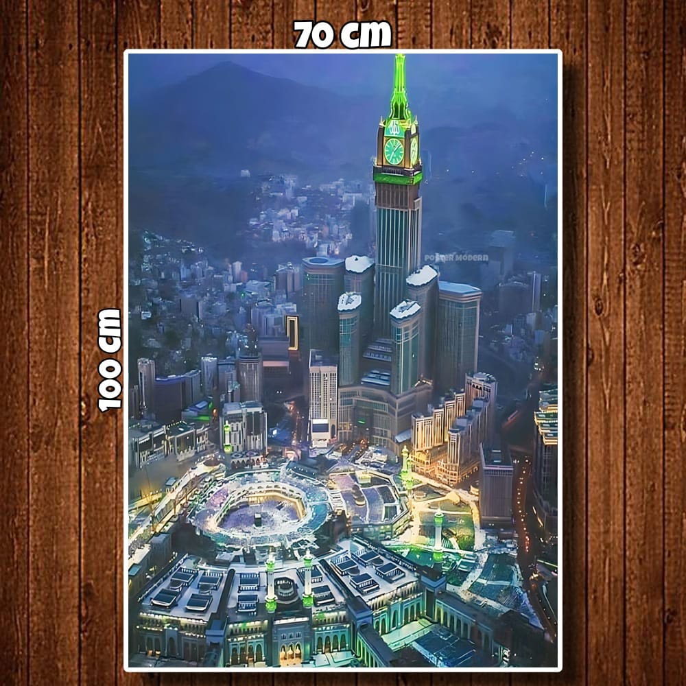 HIASAN DINDING KABAH MEKAH CODE22 VERTIKAL XTRA JUMBO 50X100CM 70X100CM 100X150CM 100X200CM / KABAH 
