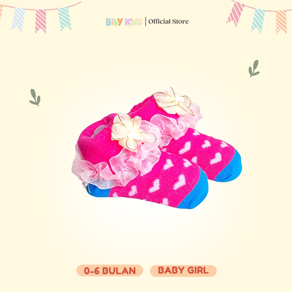 Kaos Kaki Bayi Perempuan Murah 0 6 Bulan Motif Lucu Shoes Baby Girl Import Kaos Kaki Newborn Baru Lahir