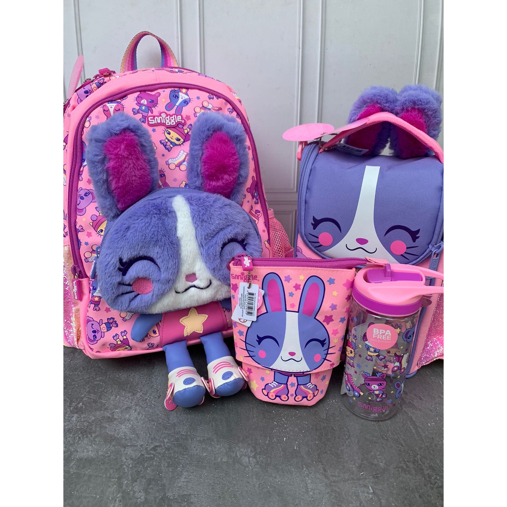 SMIGGLE MOVIN JUNIOR SET BACKPACK RABBIT BIG - SET TAS SMIGGLE