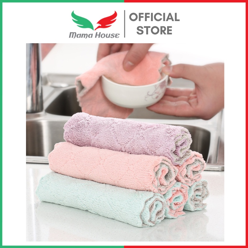 [MH] Kain Lap Dapur Microfiber Anti Minyak Kain Lap Cuci Piring Microfiber