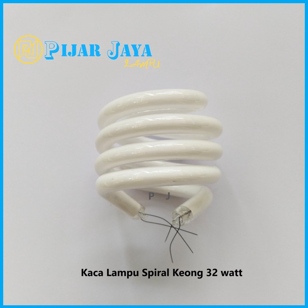 Kaca Lampu Spiral 32 watt Keong Triband Ulir 32w + Bubble Wrap