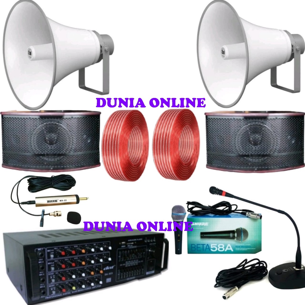 PAKET SOUND SYSTEM TOA MASJID SPEAKER LUAR DAN DALAM PAKET TOA MASJID PAKET TOA MUSHOLLA TOA ZH5025