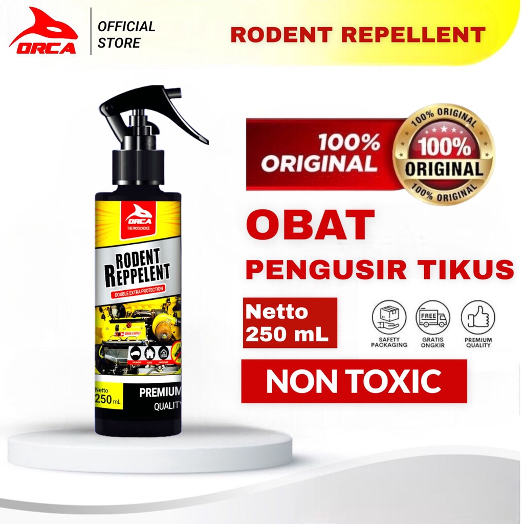 ORCA Rodent Repellent Cairan Spray Pengusir Anti Tikus Kap Mesin Mobil Ampuh 250ml