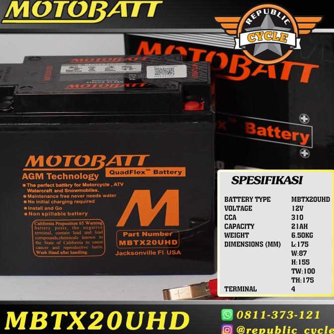 Motobatt Mbtx20Uhd Debezzz