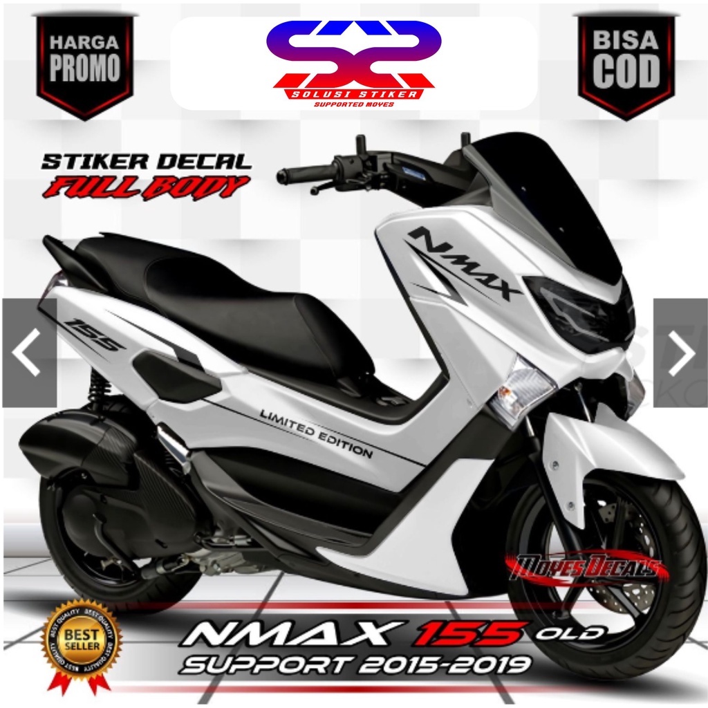 COD STICKER DECAL YAMAHA NMAX 155 OLD FULL BODY VARIASI Putih Terbaru