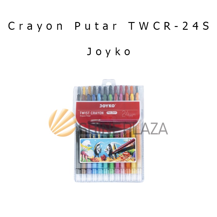 

Twist Crayon Titi Joyko 24 Warna - Krayon Putar Oil Pastel 24 Color TWCR-24S