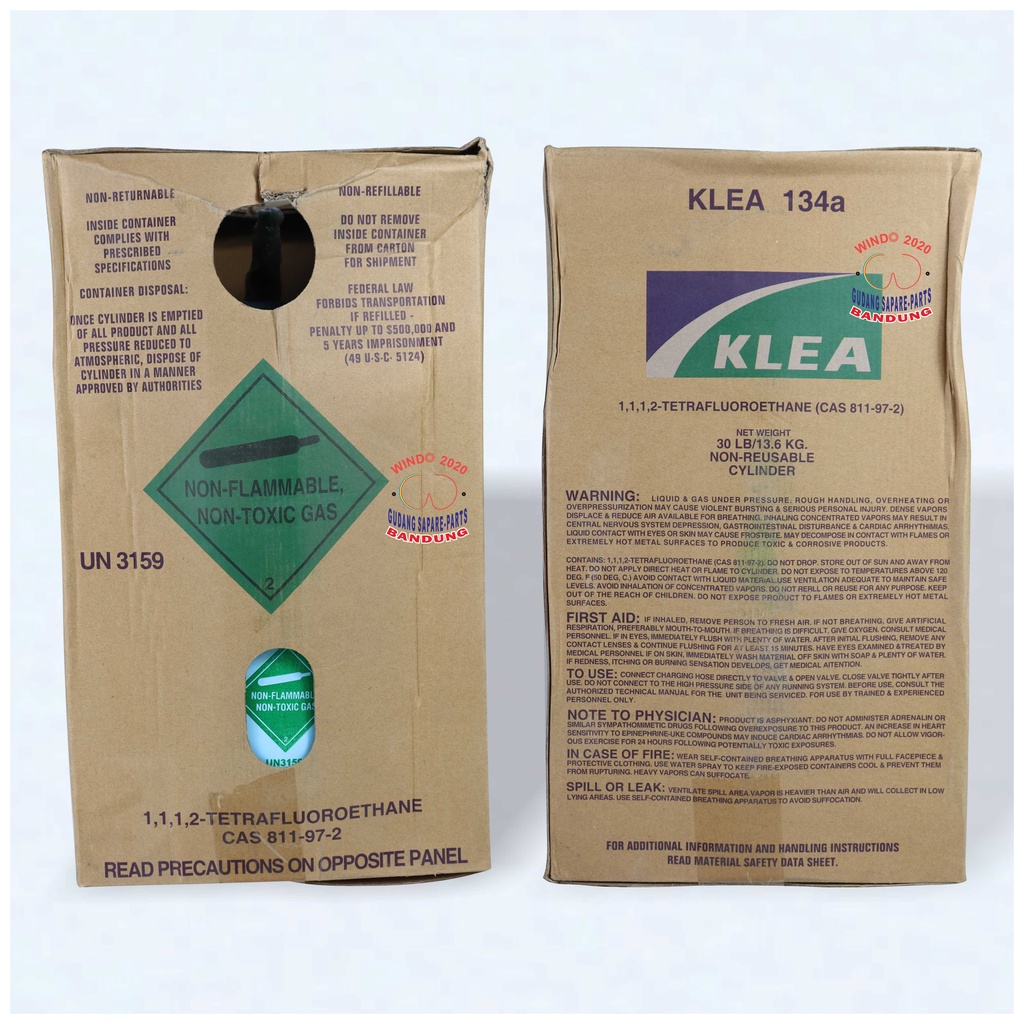 REFRIGANT KLEA INEOS TABUNG 13.6 KG | PREON ORIGINAL SEGEL | FREON AC R22