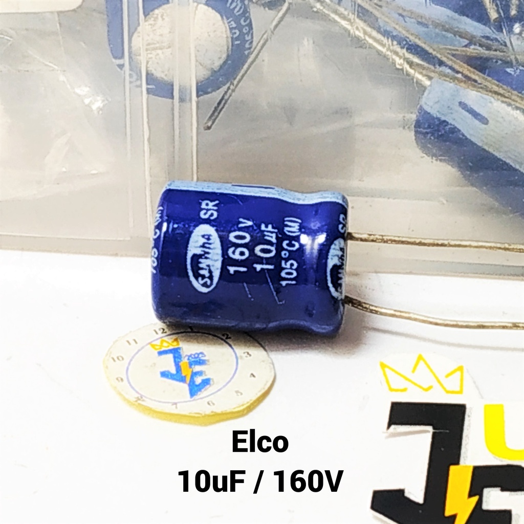 KAPASITOR ELCO 10uF / 160V (1 Pcs) | Capasitor Elko 10 uF/160 Volt