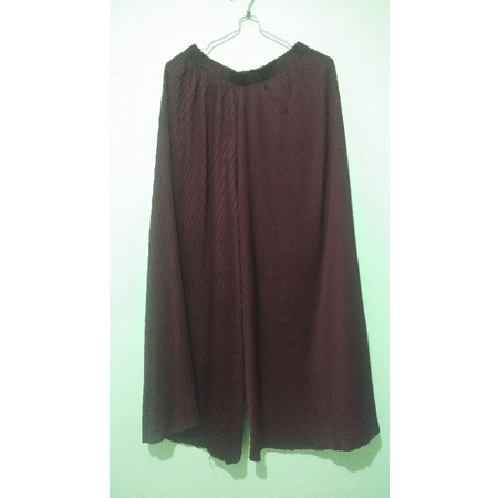[NEW] kulot plisket maroon