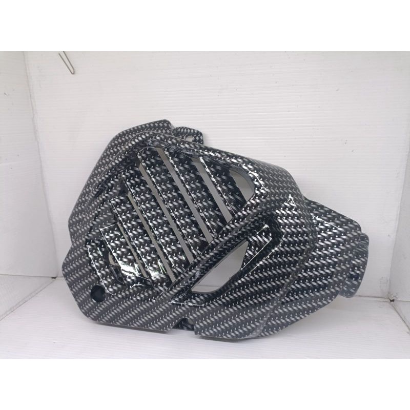 COVER TUTUP RADIATOR VARIO 150 125 OLD CARBON