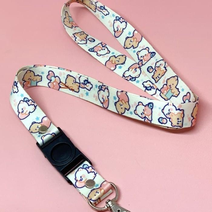 

Lanyard Heart Milk Mocha Bear - MM014