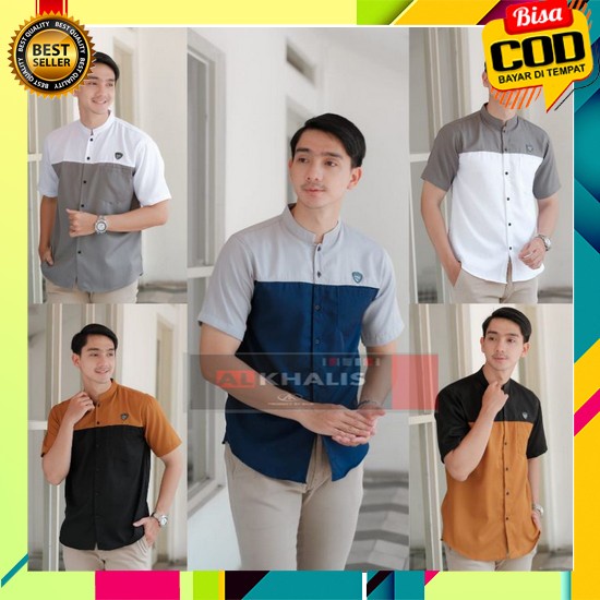 Atasan Muslim Pria Dewasa 2023 Murah Baju Lengan Panjang Pendek Terbaru 2022 Koko Cowok Turki Import