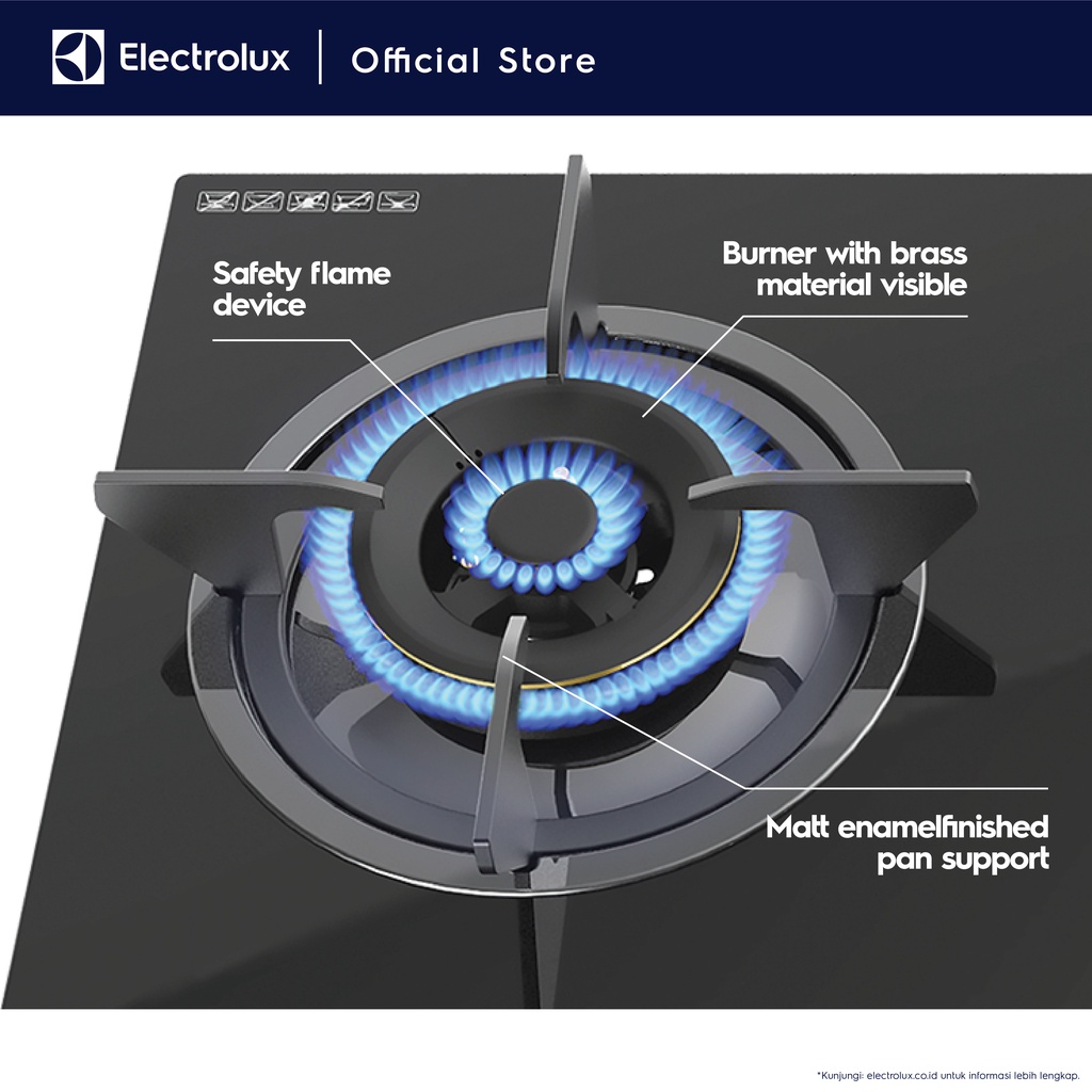 Electrolux Kompor Tanam EHG9330BE - Luar Jabodetabek