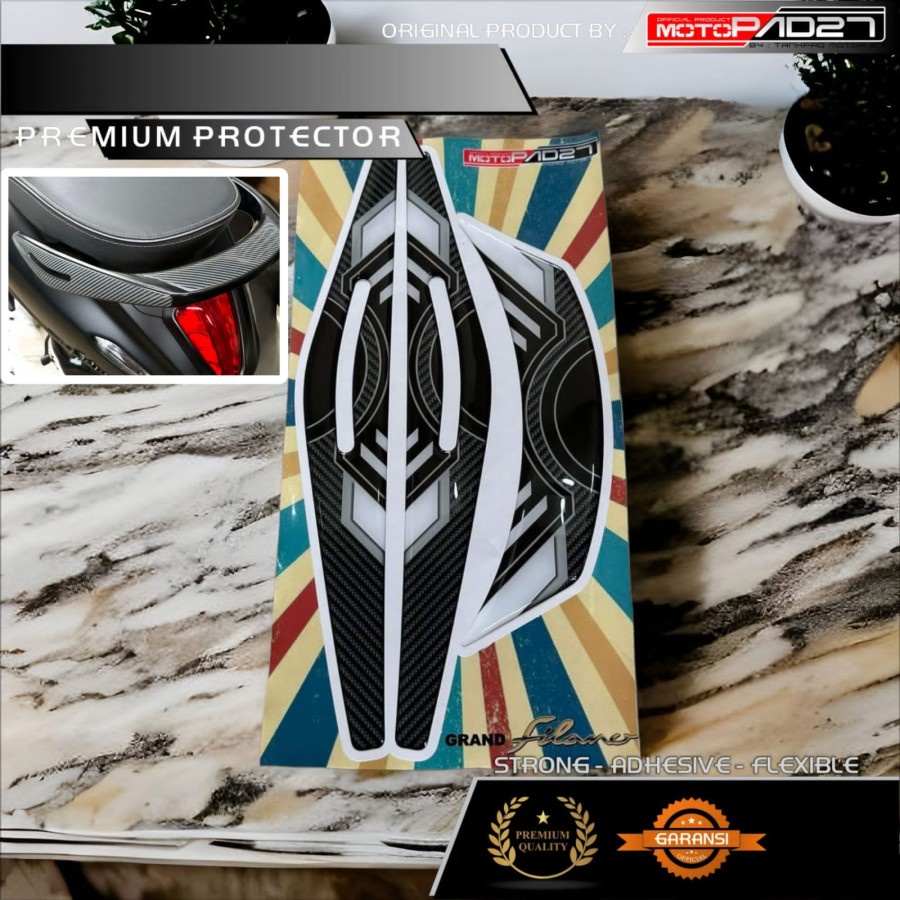 Motopad27 Stiker resin timbul behel protector Yamaha Grand Filano 2023