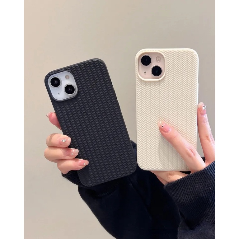 Silicone KNIT Iphone 7 8 7+ 8+ x xr xs max 11 12 13 14 pro max 14 plus Case Cover Casing