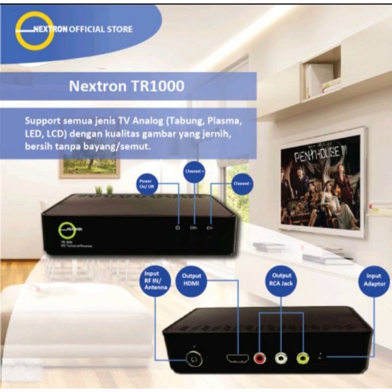 SET TOP BOX NEXTRON REKOMENDASI DARI KOMINFO
