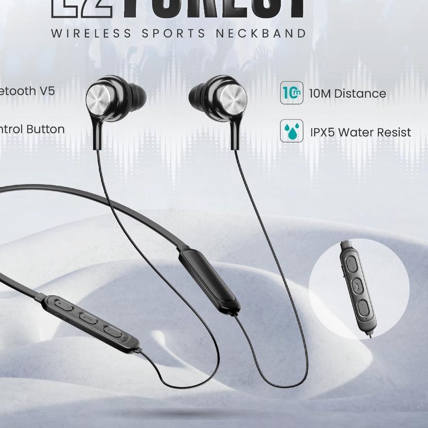 ✴ Luna Earphone Wireless Bluetooth Neckband Magnetic Earbuds for Music Outdoor Sports PD-L2 ♕