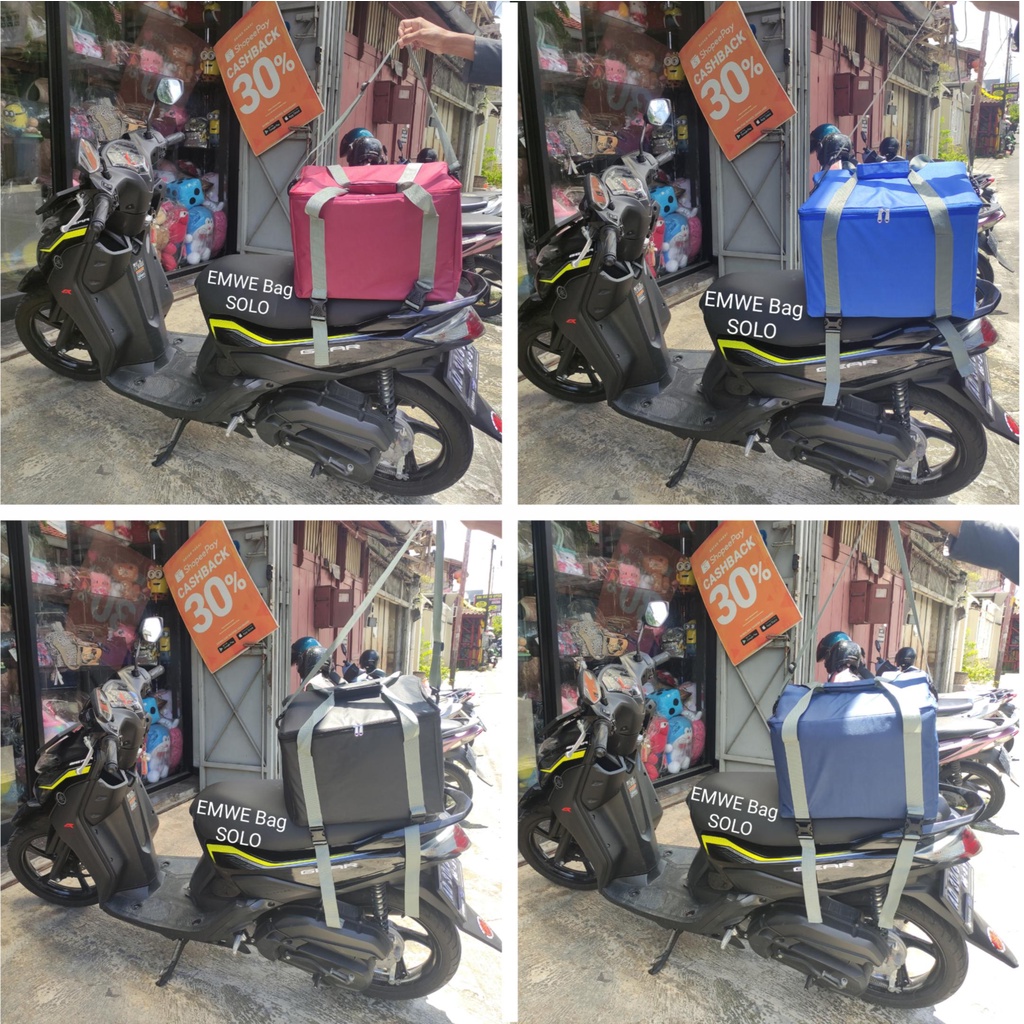 Multifungsi 3in1 Tas kurir Delivery Bag Motor go grab maxim food Gofood Grabfood Besar makanan ( No 