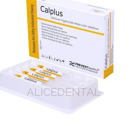 ♛ Calplus Cal plus caoh dressing sterilisasi saluran akar gigi dental  hydroxide with iodoform Ca(OH