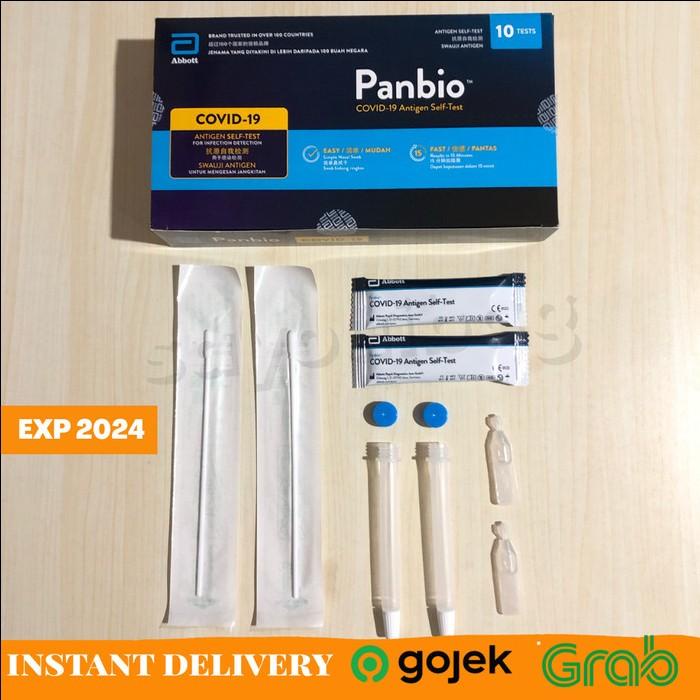 Terlaris Swab Test Abbott Panbio Nasal Antigen Singapore Kemenkes Ecer Satuan