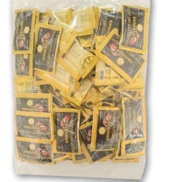 

☼ Kikkoman Kecap Asin khas Jepang Shoyu Halal Sachet ( 100 x 5ml) Ω