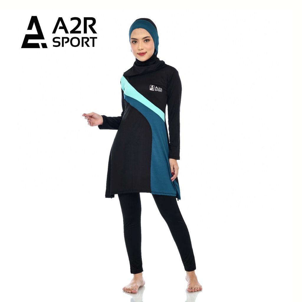 A2R Sport - JUMBO Blouse 1 Baju Renang Muslim Dewasa hijab