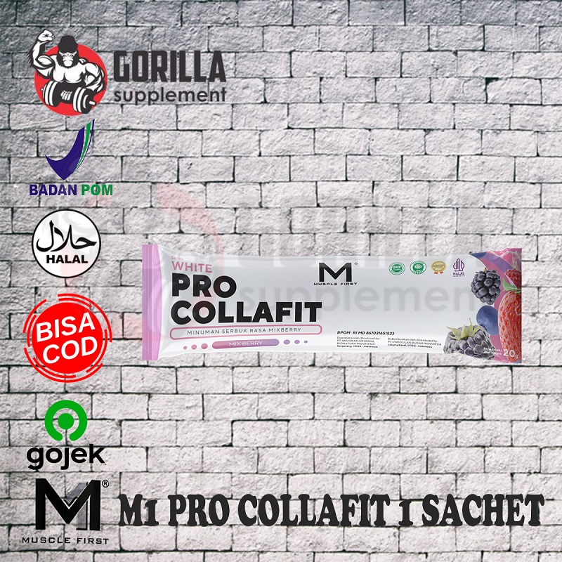 Muscle First Pro Collafit - Collagen Drink 1 Sachet Kolagen Beauty Drink M1 MuscleFirst