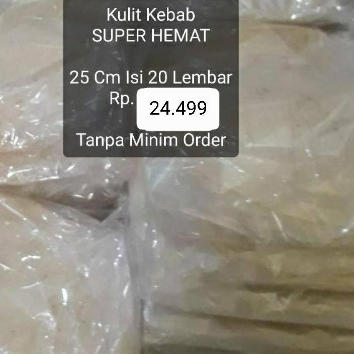 

MALL Kulit Kebab Harga Super Hemat 25 Cm Isi 20 Lembar Tortila Enak Tortilla Top murah