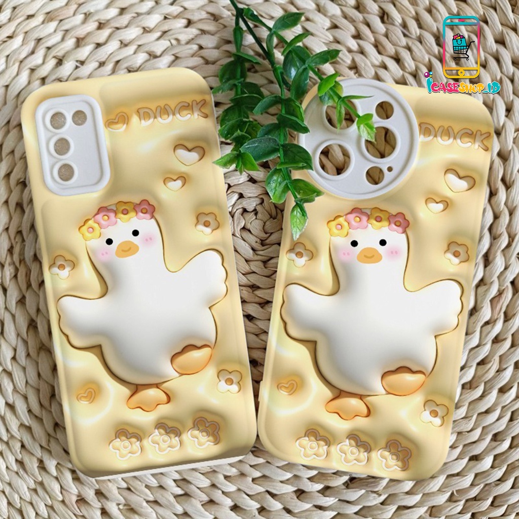 SS148 SOFTCASE SILIKON GAMBAR 3D MOTIF CUTE DUCK UNTUK XIAOMI REDMI 4A 5A 6A 8 8A 9 9A 9i 9C 9T 10 1