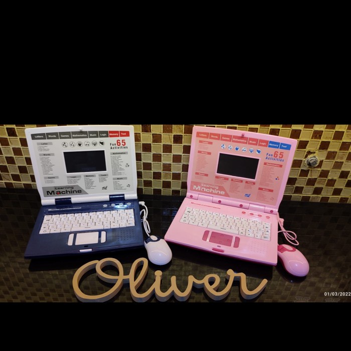 mainan anak  Mainan Edukasi Anak Laptop Anak / Laptop Belajar Anak / Laptop Paud - baterai(I4M3) mai