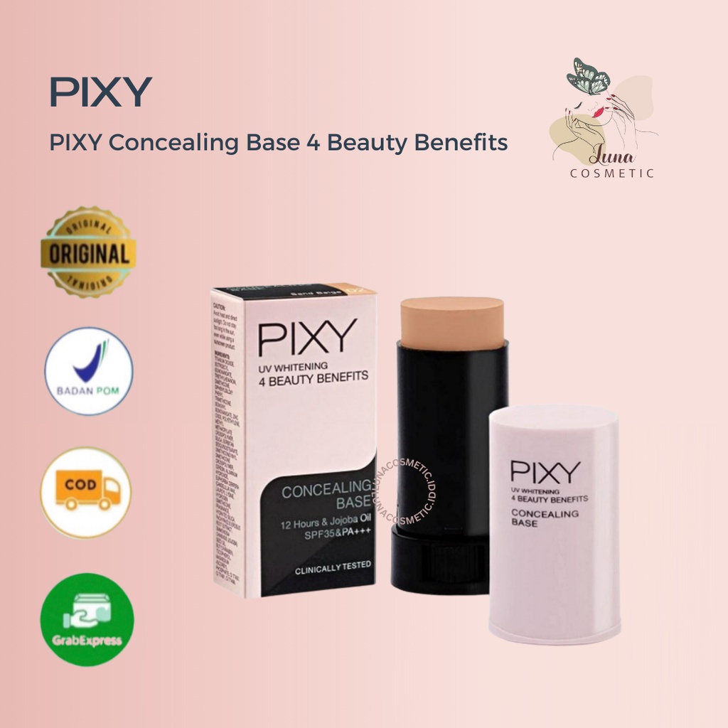 PIXY UV Whitening 4 Beauty Benefits Concealing Base - Series