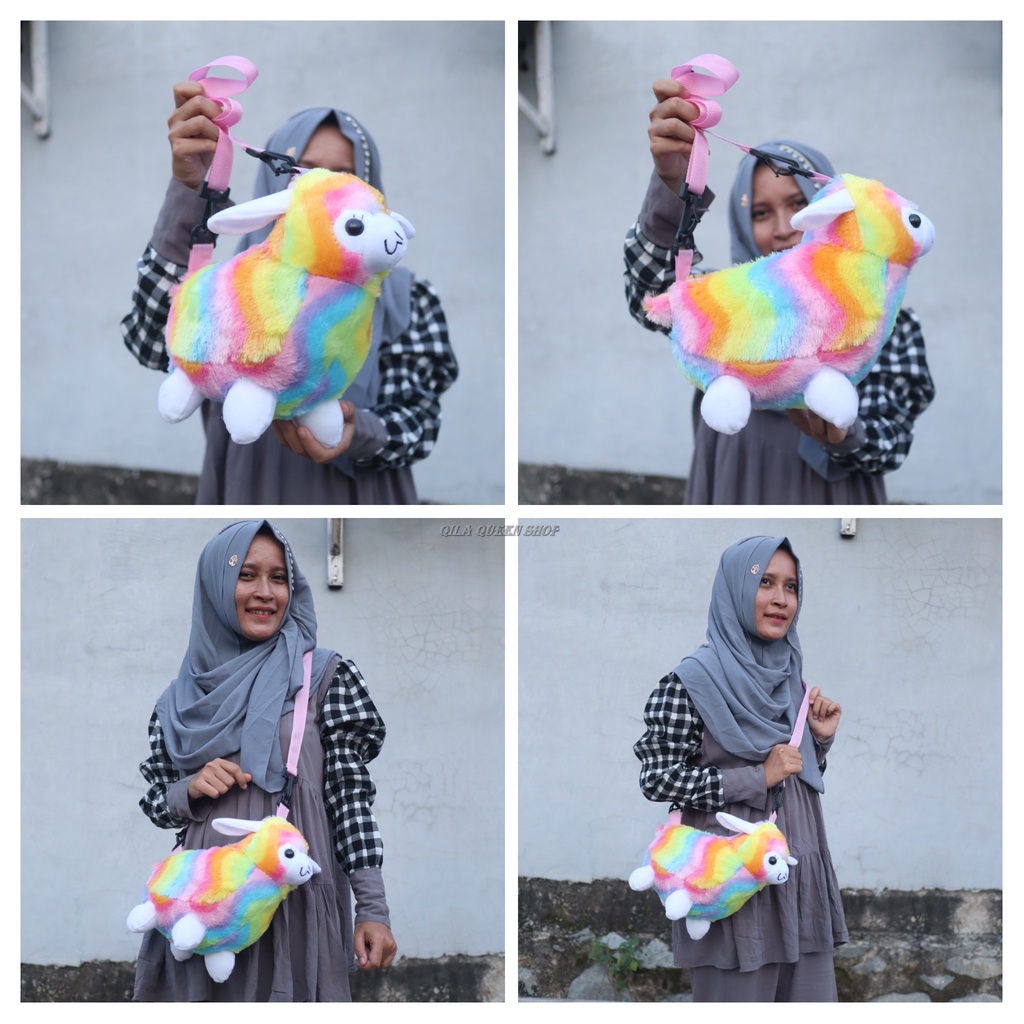 TAS BONEKA KAMBING MURAH, TERLARIS BISA COD