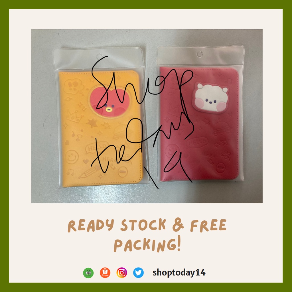 BTS BT21 Passport Cover Case RJ Tata Minini