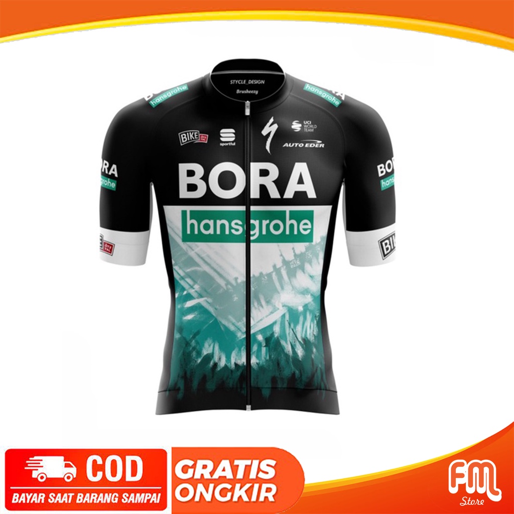 Jersey Roadbike Team Hijau Alpine Edition Baju Sepeda