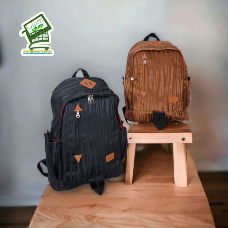 Tas Ransel Pria RDN 015 Distro Bandung Ransel Punggung Backpack Cowok Keren Sek BRAN NB-Tp F7B55RAPO