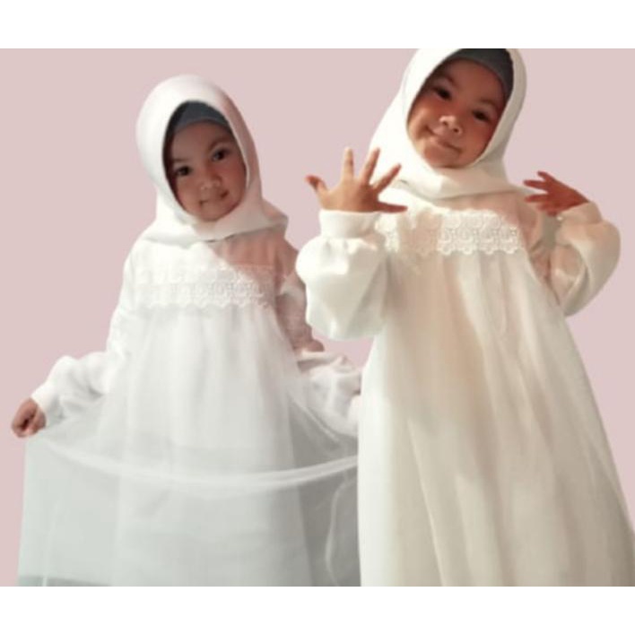 Gamis anak zoya maxi kids baju muslim anak 2 th sampai 12 th