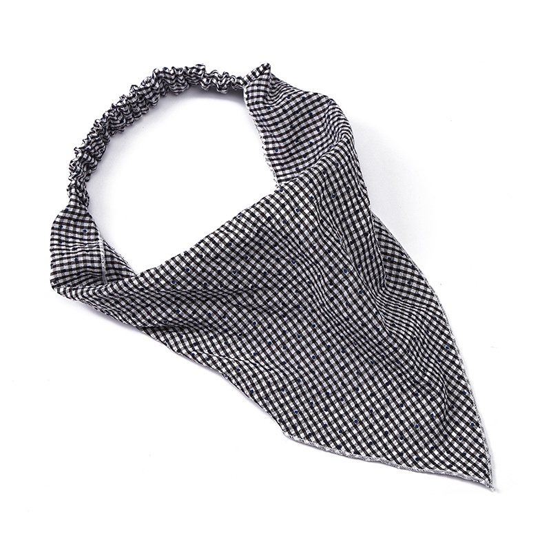 Bandana Shawl Elastis Triangular Scarf Hairband Headdress Hairband Ladies Anti-smoke Kitchen Triangular Turban Hair Accessories Hairband Pita Rambut