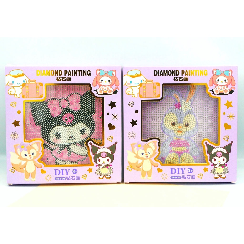 DIY Diamond Painting Sanrio Edition + Bingkai 18cm X 18cm