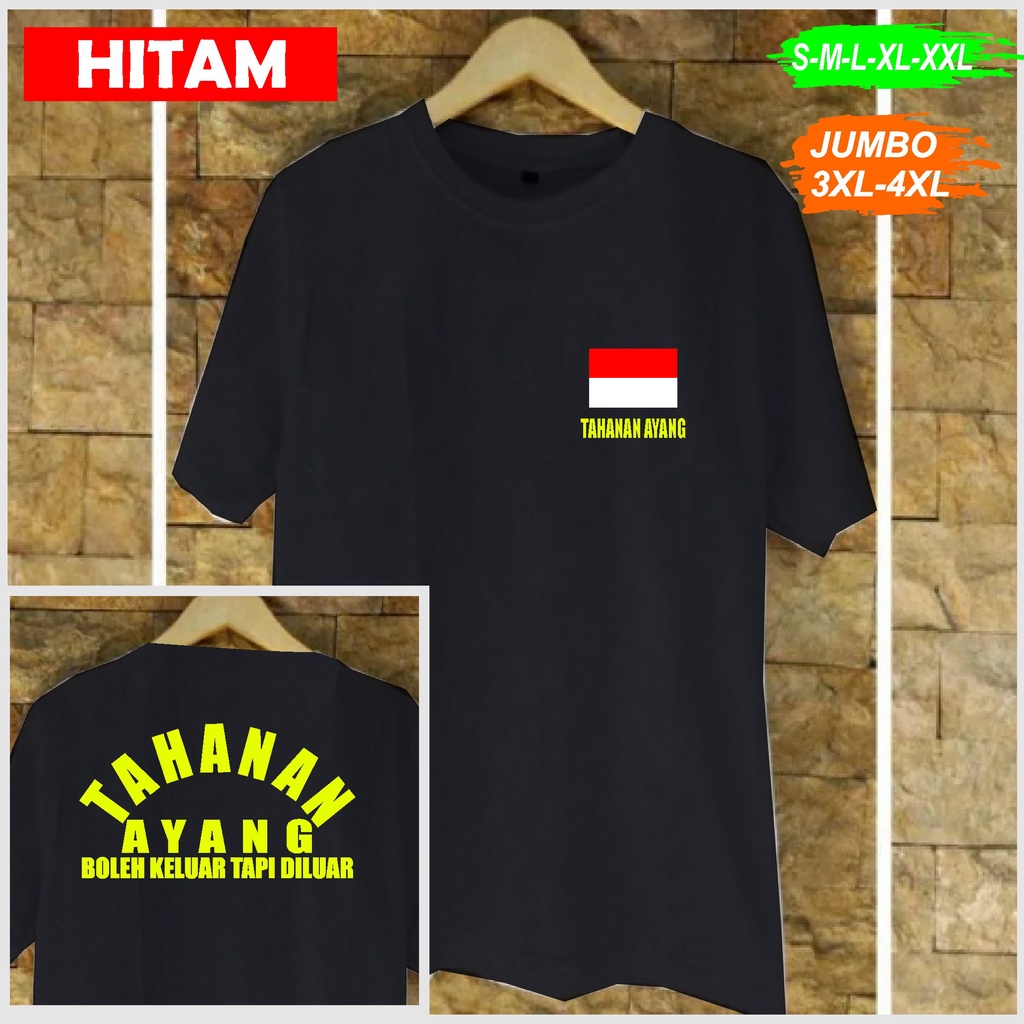 STABILO TAHANAN AYANG  KAOS PRIA DAN WANITA ATASAN KAOS OBLONG KAOS LUCU UNIK TERBARU UNISEX