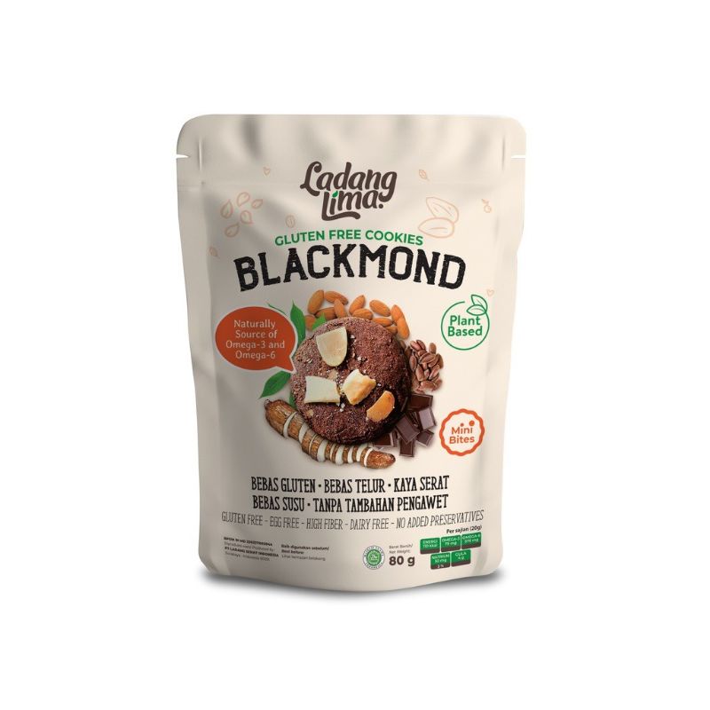 

Blackmond 80gr mini bites - Ladang Lima Gluten Free Cookies