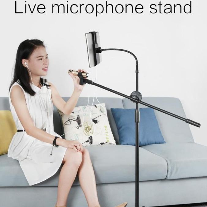 tripod microphone hp gadget/stand mic gadget/tripod hp tablet ipad mic