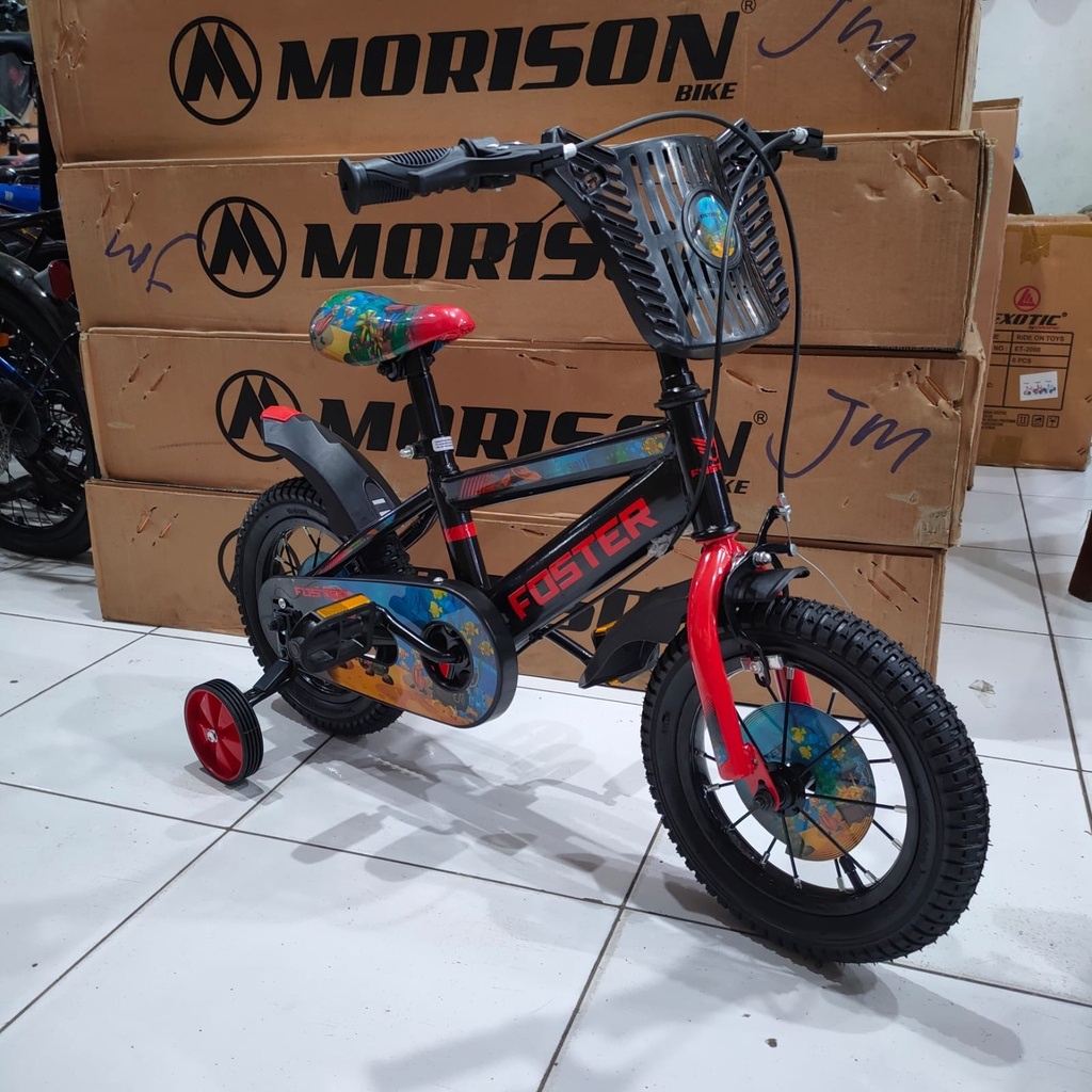 Sepeda Anak Cowok Bmx Ukuran 16 inch Foster Ban Pompa