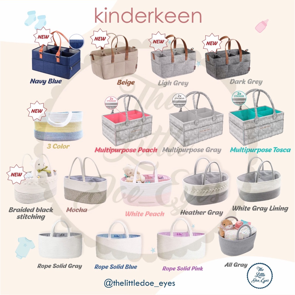 [READY] Kinderkeen Multipurpose / Canvas / Rope Solid  / Rope Braided Caddy Bag