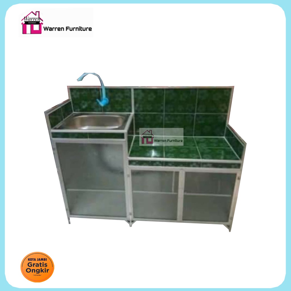 Rak kompor dan cuci piring 120cm