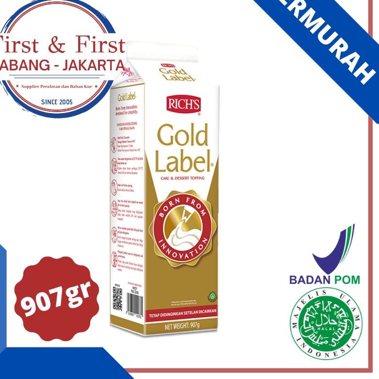 

❁ Rich Gold Label Whipping Cream 907 gram ✷