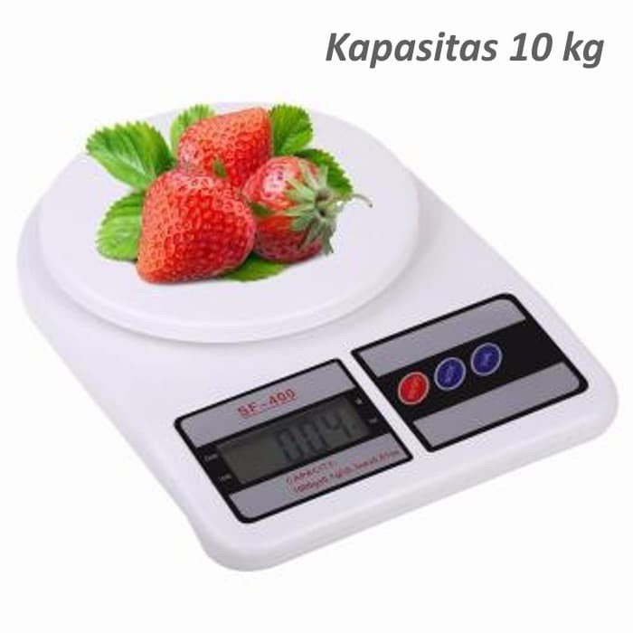 Timbangan Dapur Digital SF 400 Electronic Portable Kitchen Scale Kapasitas 10kg