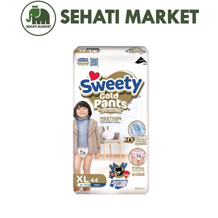 

TOKOPOPOKSEHATI SWEETY GOLD PANT POPOK CELANA XL44 XL 44 MURAH PROMO